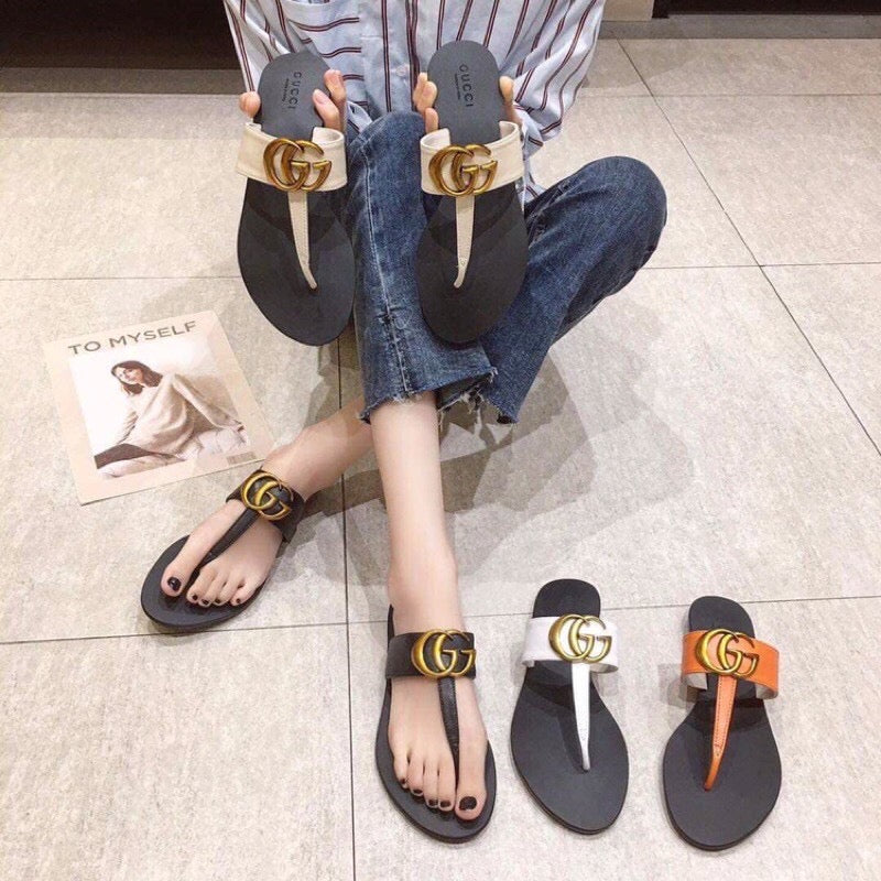 Gucci inspired thong hot sale sandals