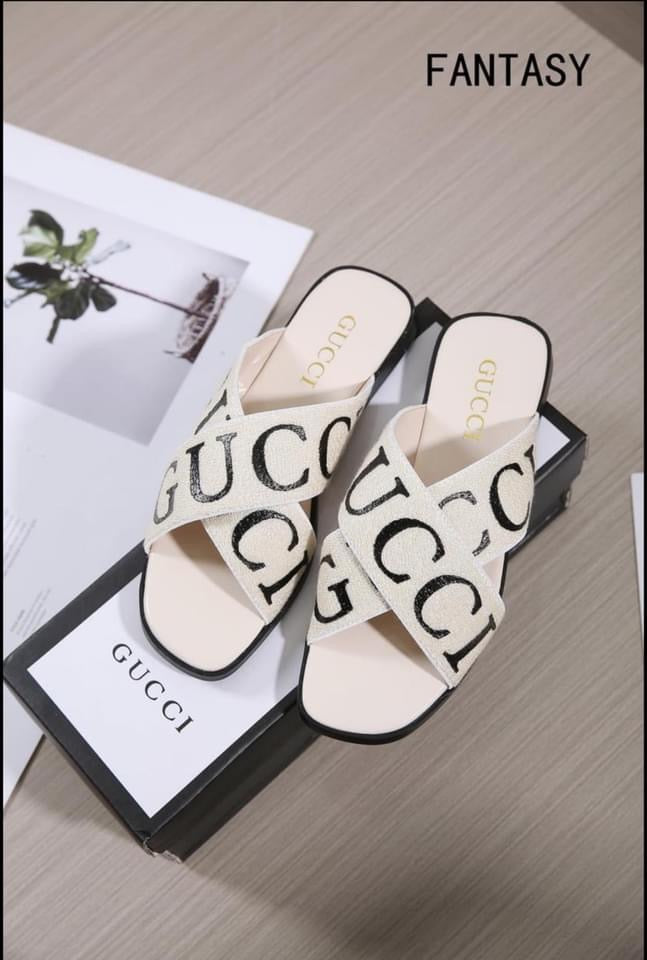 Gucci slides cross Clearance