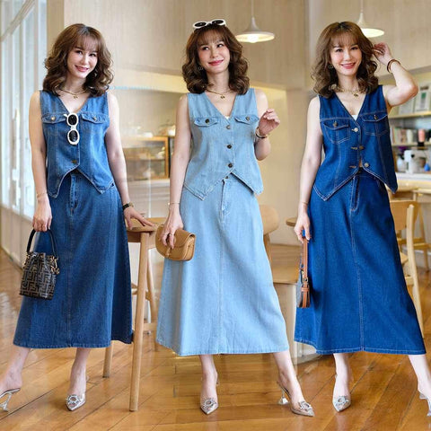 Dominique Denim Dress