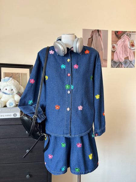 Merlinda Denim Terno