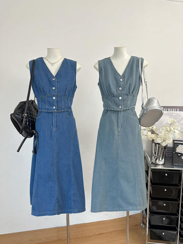 Izabella Denim Dress