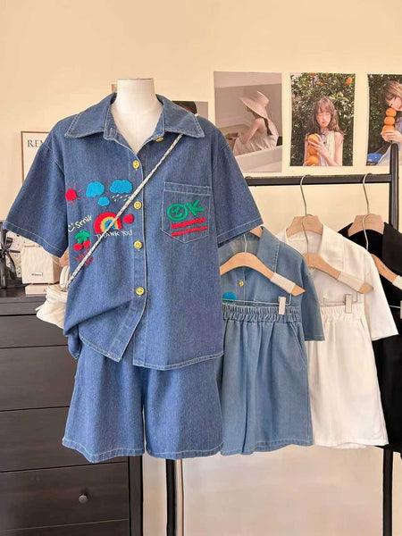 Elaine Denim Terno