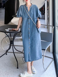 Tabitha Denim Dress with bag