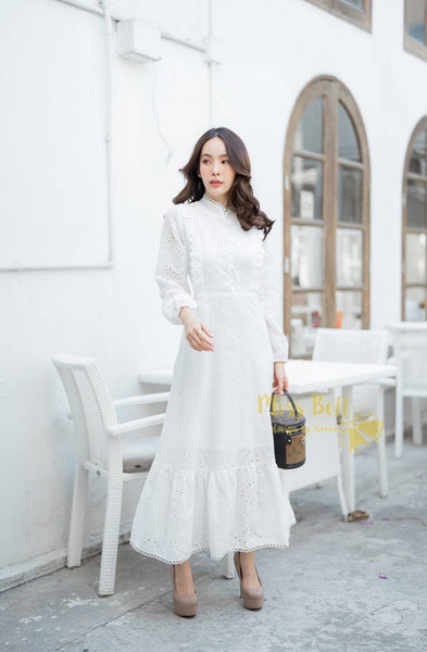 Skye Eyelet Maxi Dress