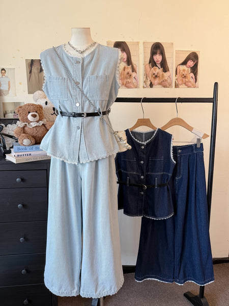 Glorie Denim Terno