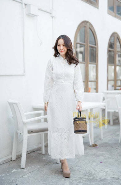 Skye Eyelet Maxi Dress