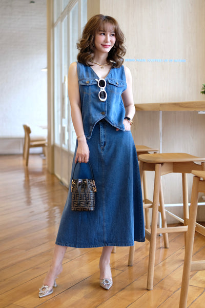 Dominique Denim Dress