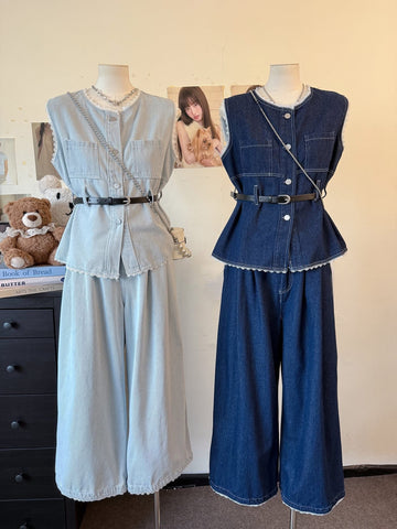Glorie Denim Terno