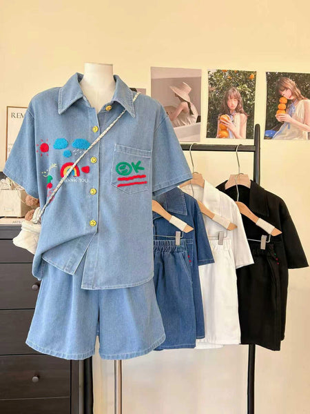 Elaine Denim Terno