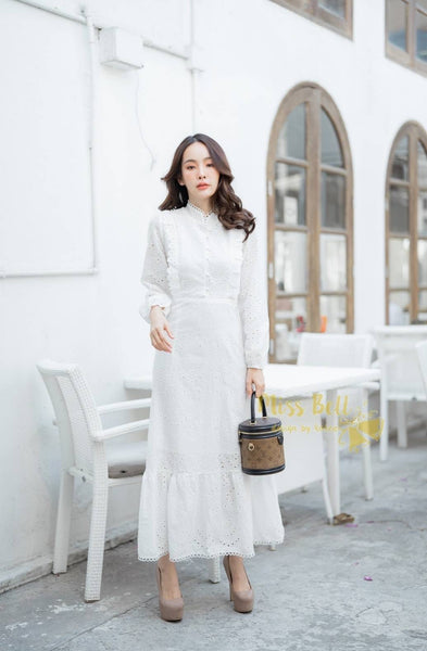 Skye Eyelet Maxi Dress