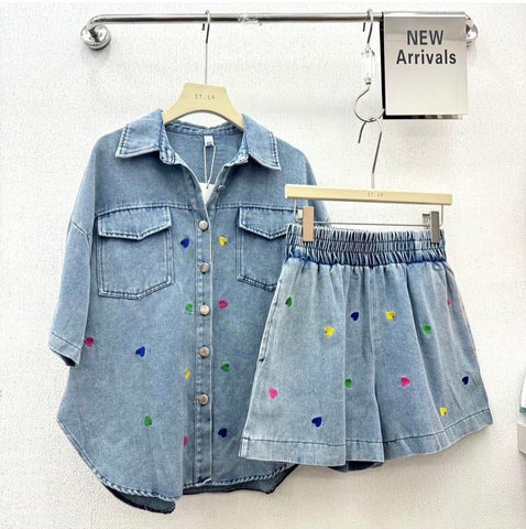 Evelyn Denim Terno