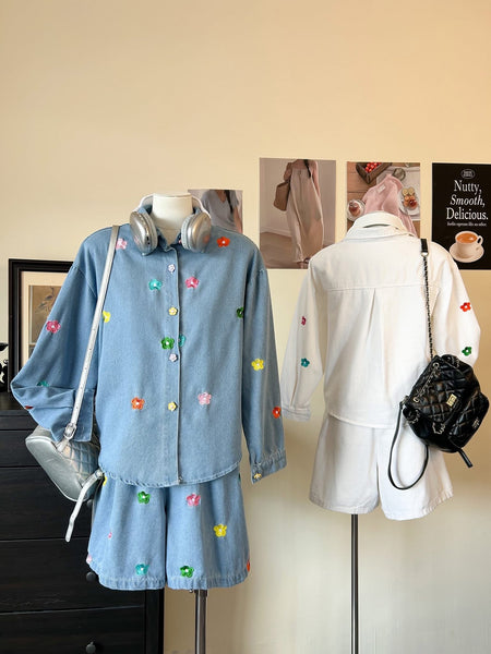 Merlinda Denim Terno