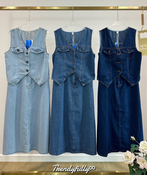 Dominique Denim Dress