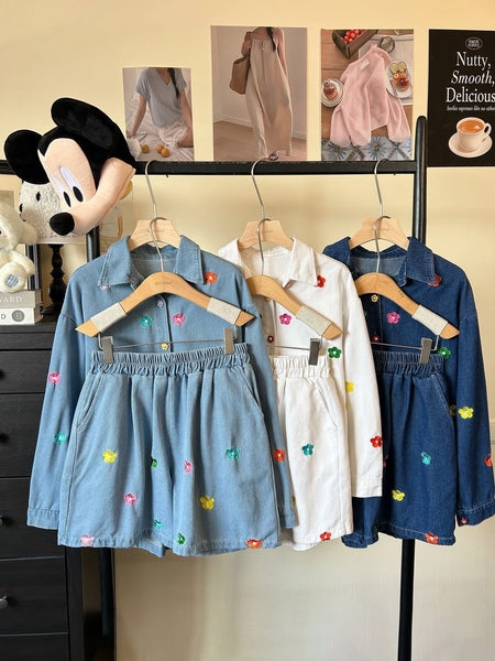 Merlinda Denim Terno