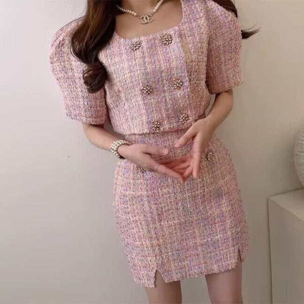 Cara Tweed Dress