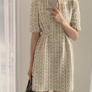 Crystal Tweed Dress