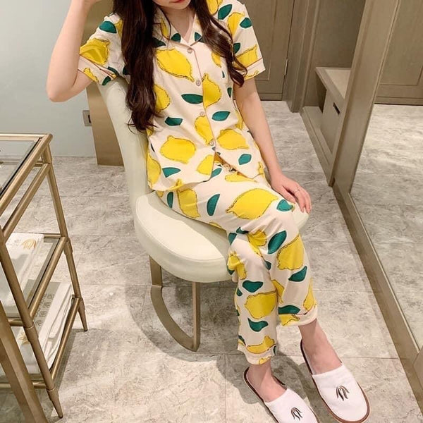 Lemon Short Sleeves Pajama