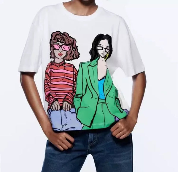 Zara inspired Graphic Tee