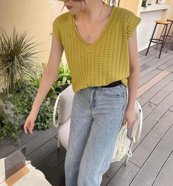 Jean Knit Top