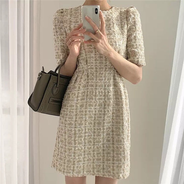 Crystal Tweed Dress